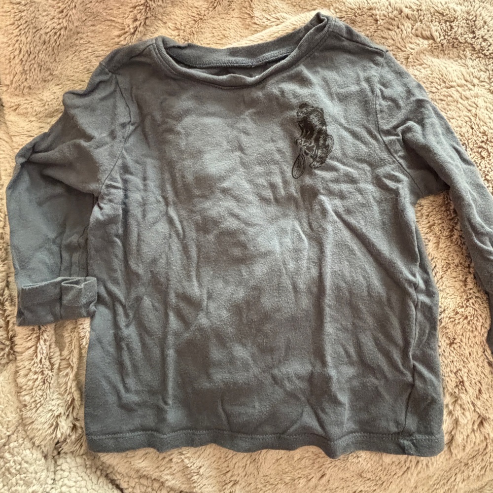 Old Navy Blue Bigfoot Long Sleeve Tee Shirt